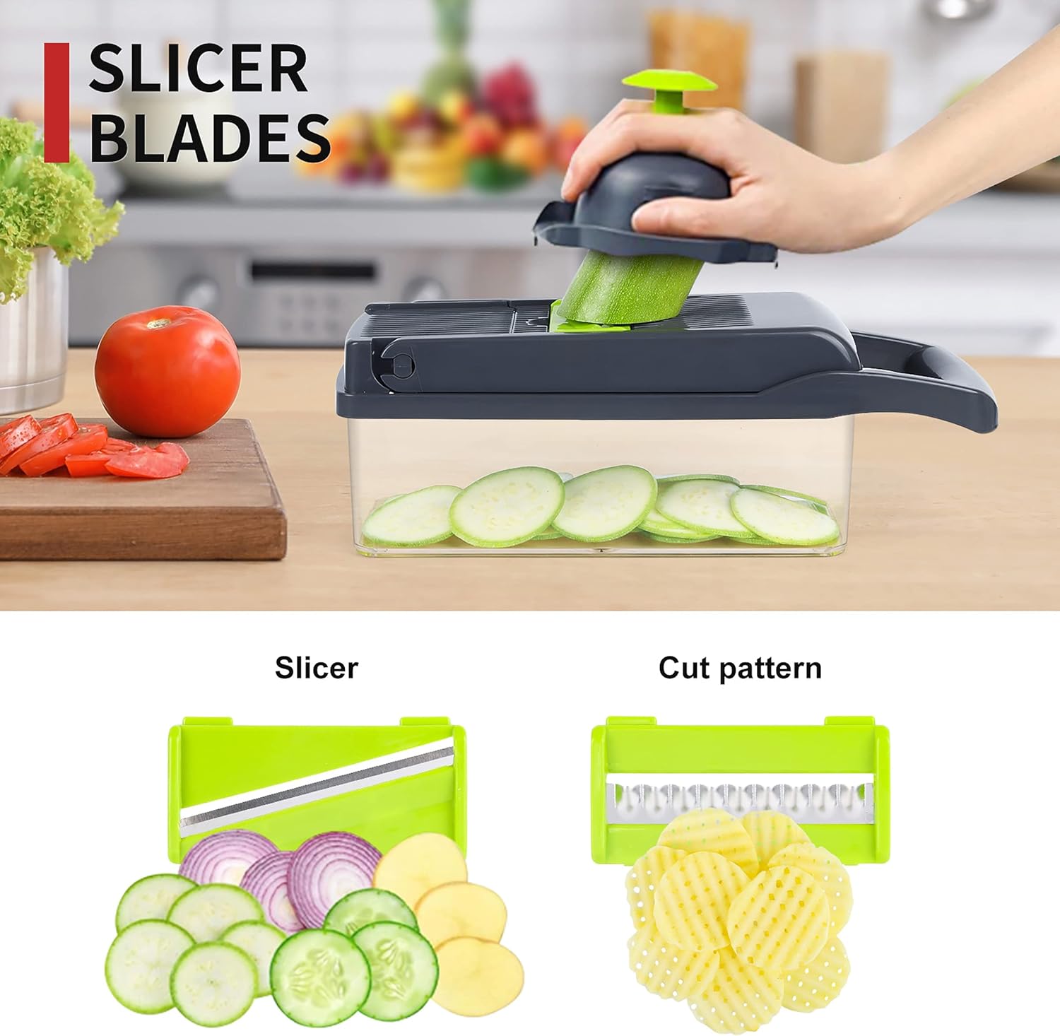 Vegetable Cutter Chopper and Slicer