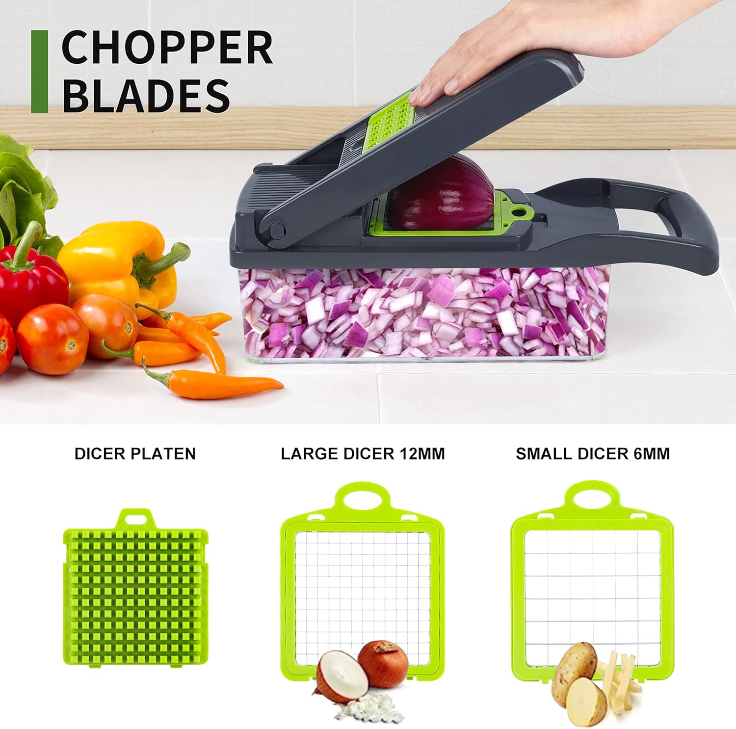 Vegetable Cutter Chopper and Slicer